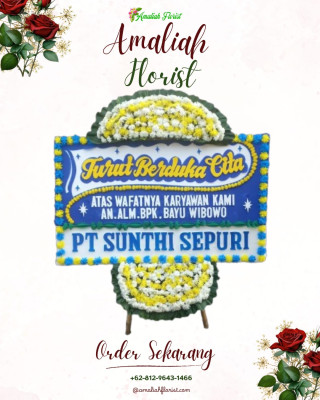 Papan Bunga Duka di Labuapi